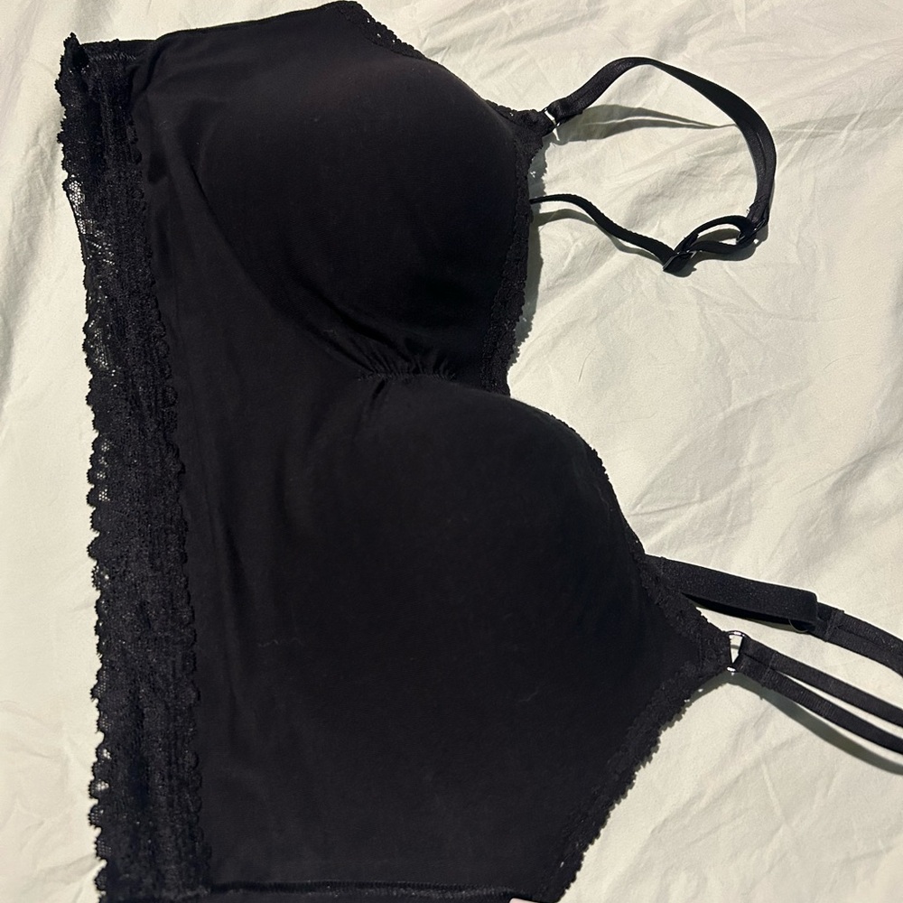PINK Victoria's Secret Black Lace Bralette